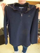 WEIRD FISH 2XL NAVY JUMPER SWEATER 1/4 ZIP UP FLEECE PULLOVER WARM MEN XXL