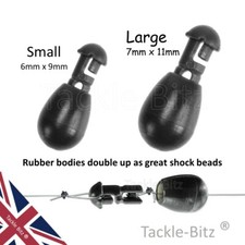  Black Quick Change Beads Carp Fishing Tackle For Hook Links Rigs Method Feeders