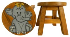 Childs Childrens Wooden Stool