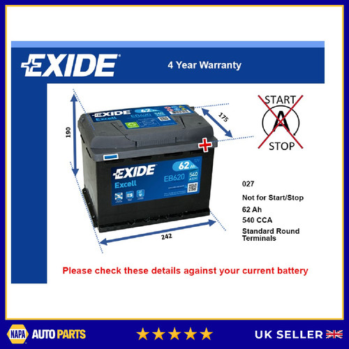 Battery fits jaguar xj12 xj6 - fits,