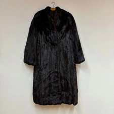 Vintage Black Mink Fur Coat -