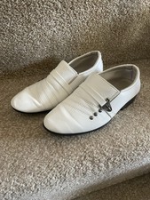 Kids Slip On White Shoes Size