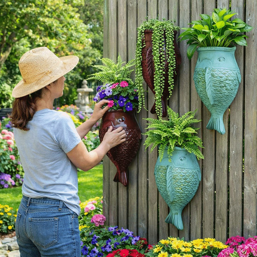 Wall hanging fish - wall,