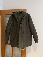 Men's Regatta Khaki Green Jacket with Fur Hood Size L