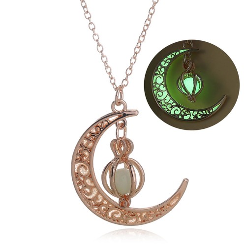 Star pendant necklace glowing - star,