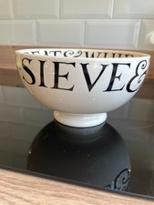 Emma Bridgewater Medium Black Toast & Marmalade Footed Mixing / Serving Bowl