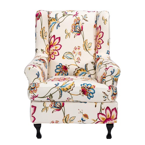 Printed wing chair slipcovers - wing,