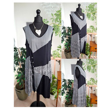 Black DRESS Ladies Lagenlook