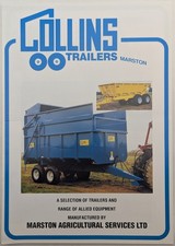 Original Collins Trailers Ltd Agricultural Range Brochure, c 1990's