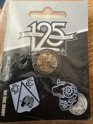 Derby county pin badge - 3,