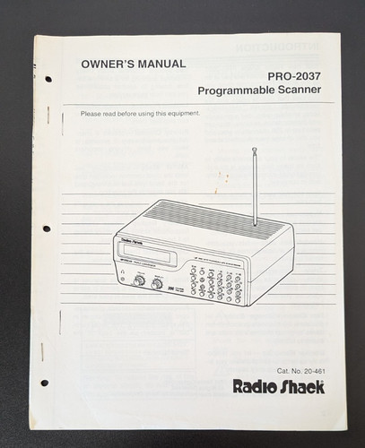Realistic radioshack pro 2037 - realistic,