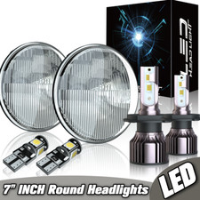 Pair 7'' Inch Round Led