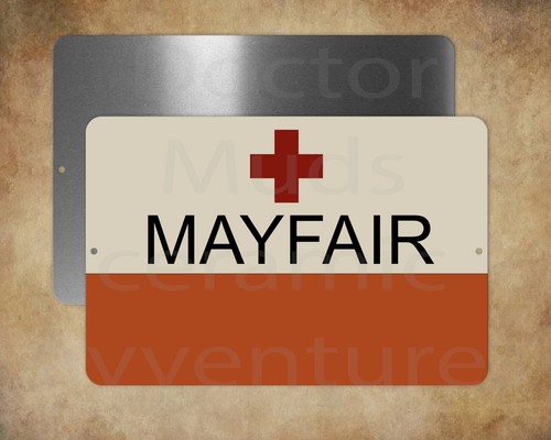 Mayfair ambulance metal sign - ambulance,
