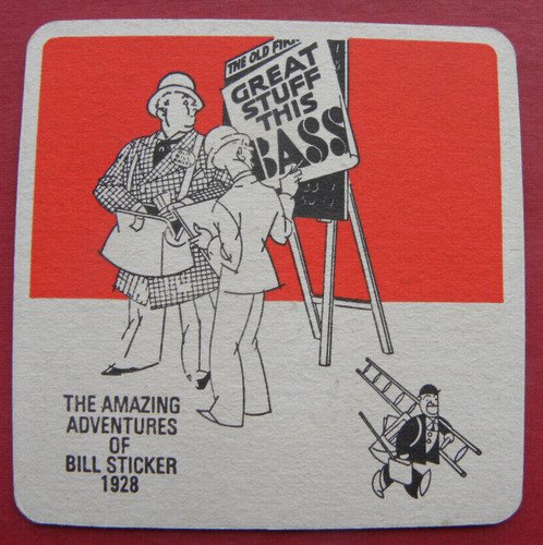Bass beer mat - beer,