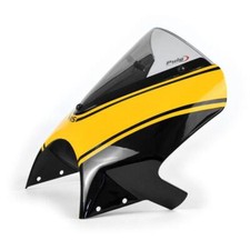 Pyramid Screen Fairing Windshield Diablo Black Yellow Kawasaki Z900RS SE 22-25