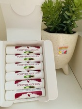Forever Living Aloe Lips Lip Balm Jojoba and Aloe Vera X6