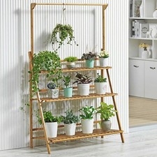 3 Tiers Outdoor Wooden Flower