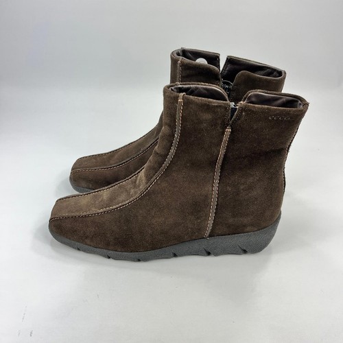 Ecco womens brown suede - ecco, ankle