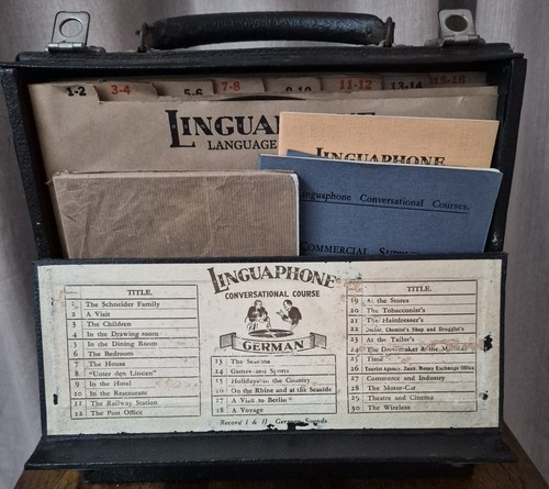 Vintage linguaphone german - linguaphone,