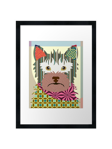 Australian terrier framed wall - australian,