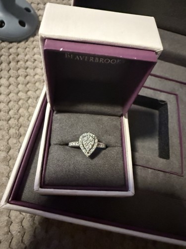 Beaverbrooks platinum pear - beaverbrooks,