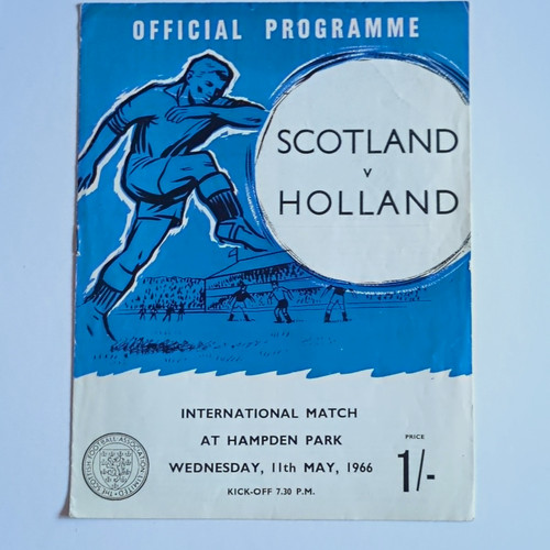 Official programme scotland - programme, v