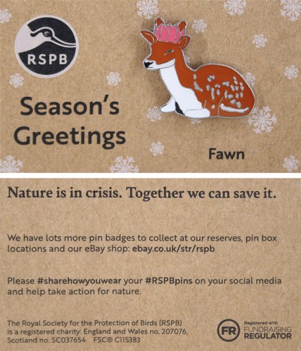 Rspb pin badge niic special - badge,