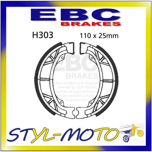 H303 rear brake shoes - rear,
