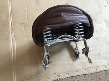 Vintage Classic Pillion Sprung Seat Triumph Aerial BSA Norton Etc