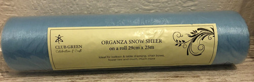 Organza snow sheer - organza,