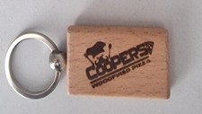 Wooden Laser Engraved  Personalised Gift Hotel Key fob