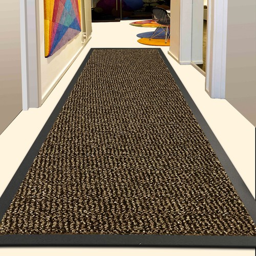 Rubber backed door - backed, mat