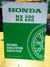 1997 HONDA NX500 NX650 SHOP MANUAL