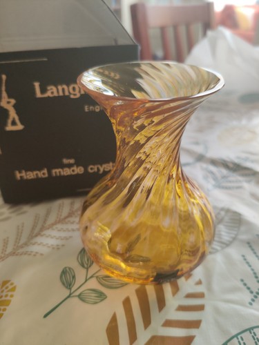 Langham glass hand made - glass, posy