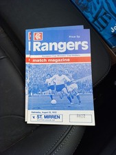 RANGERS x 2 home football