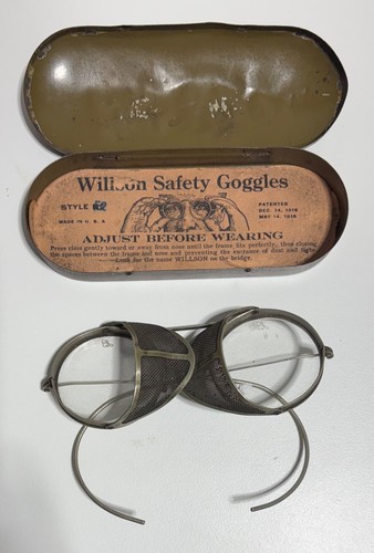 Antique willson safety - willson, glasses