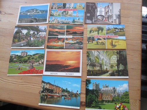 Postcards devon branscombe - 11, devon.