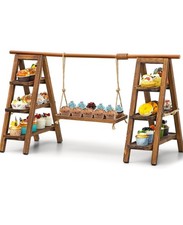 Wooden 3 Tier Swing Cupcake