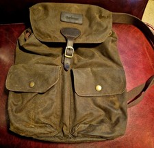BARBOUR LINTON WAX BACKPACK RUCKSACK - Olive UBA0425OL71