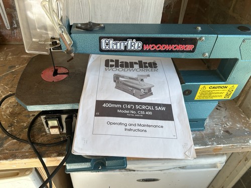 Clarke woodworker scroll saw - clarke,