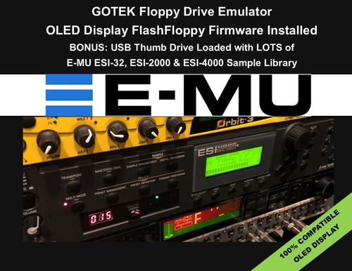 Floppy drive emulator oled - emulator,