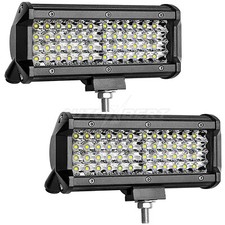 2X 7" LED Work Lights For Tractor Light Bar 12V-24V Car Spot Light 4x4 ATV SUV