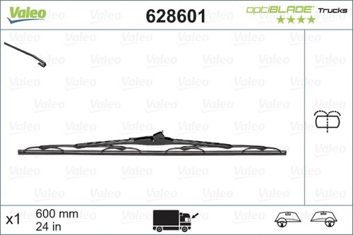 Valeo 628601 wiper - valeo, blade