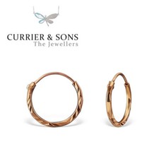 14ct Rose Gold-Plated 925