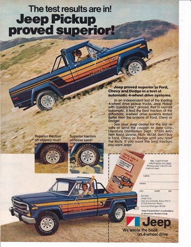1979 jeep honcho - jeep, pickup