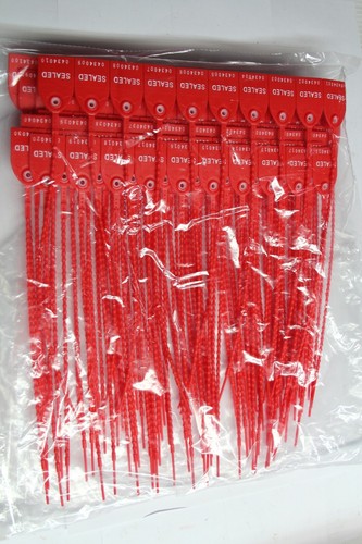 Uline 12in red truck seals - uline,