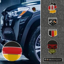 Alloy Germany German Flag Emblem Badge Sticker Decal For Auto Car Truck Van GER