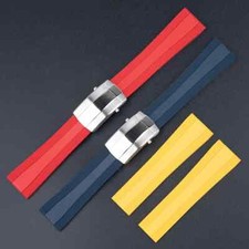 22 24mm Soft Rubber Watch Band