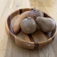 Vintage Solid Wood Hand Turned