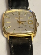 Sekonda - Vintage square gold and black gents wristwatch - Untested